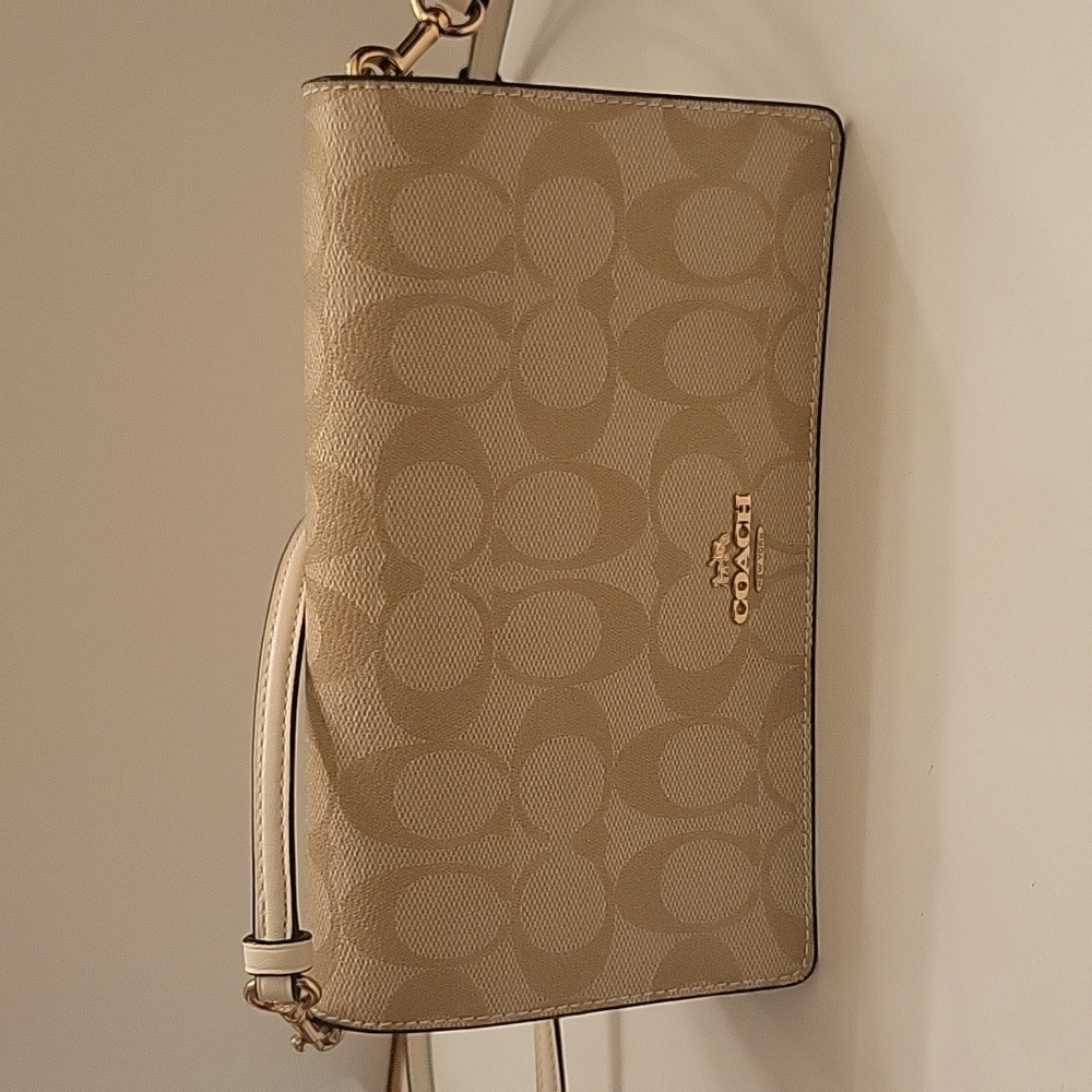 COACH Signature Hayden Fold Over Crossbody Clutch